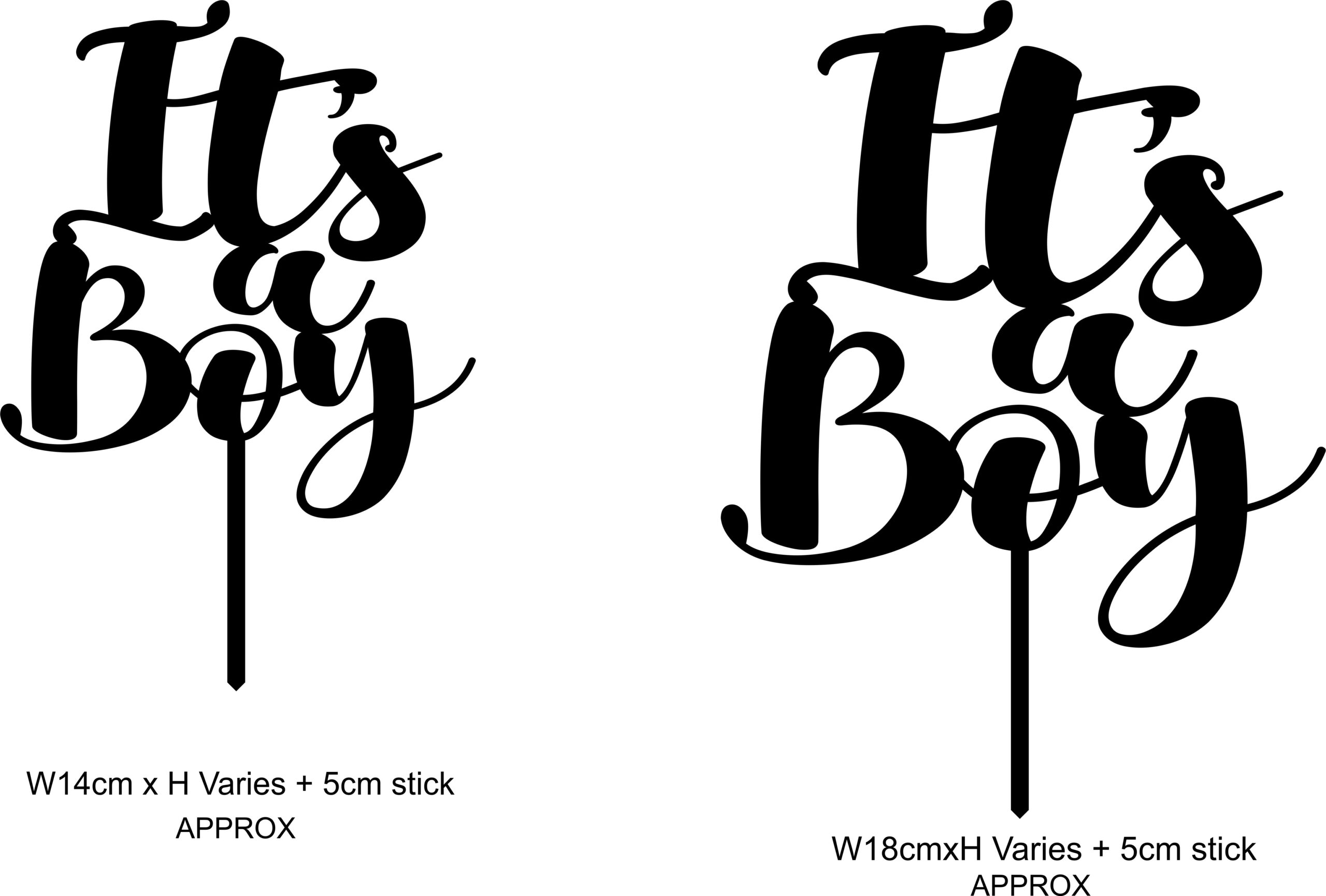 Its a boy ukit laser design