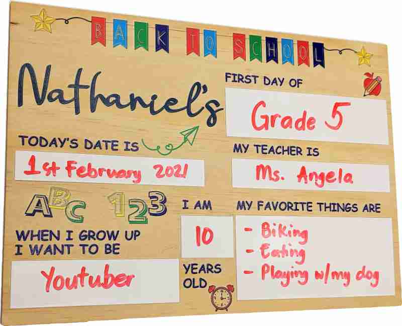 Buy First Day Of School Board Back to School Board Online Ukit